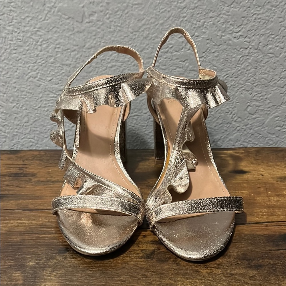 Elegant Metallic Sandals
